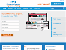 Tablet Screenshot of doubledome.com